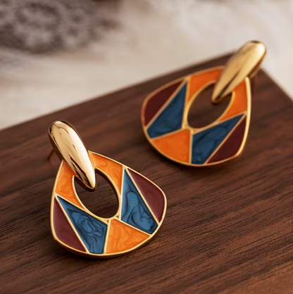 Radiant Mosaic Grace Drop Earrings Jula Jewelry