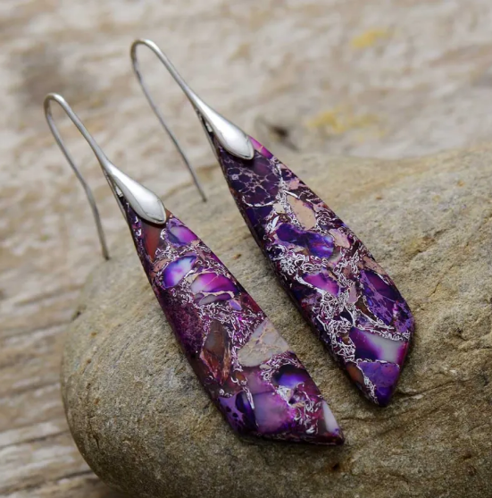 Bohemian Monarch Stone Earrings Jula Jewelry