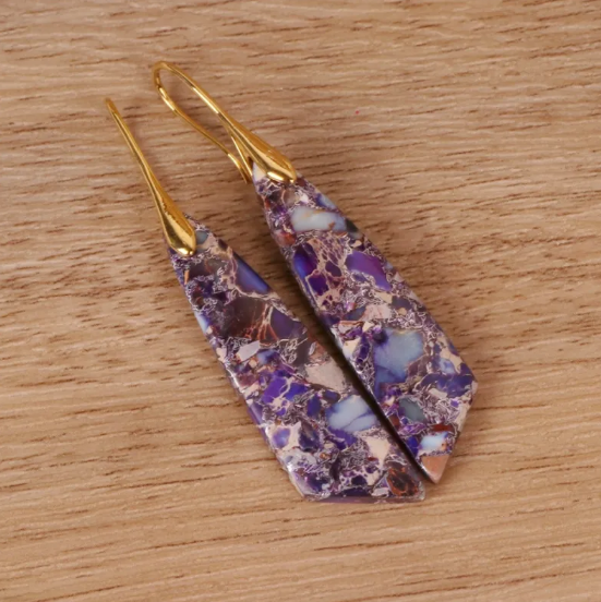 Bohemian Monarch Stone Earrings Jula Jewelry