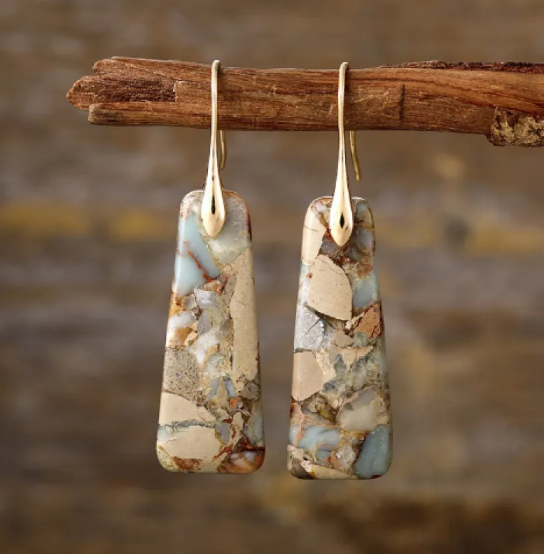 Bohemian Monarch Stone Earrings Jula Jewelry