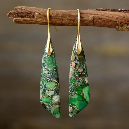 Bohemian Monarch Stone Earrings Jula Jewelry