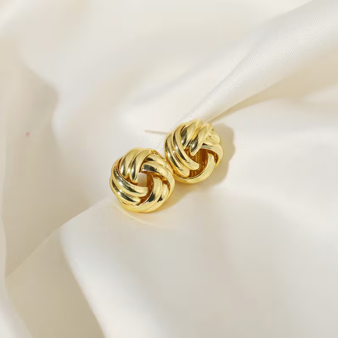 Classic Elegance Twist Earrings Jula Jewelry