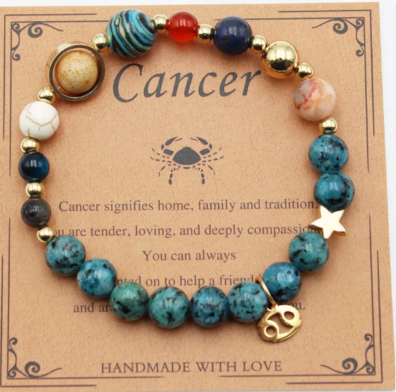 Eight Planets & Twelve Constellation Gemstone Bracelet Jula Jewelry