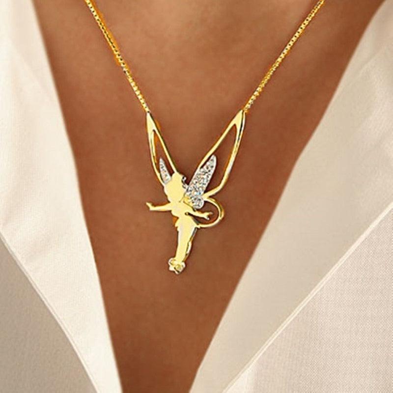 Gold and Silver Fairy Necklace Jula Jewelry