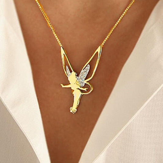 Gold and Silver Fairy Necklace Jula Jewelry