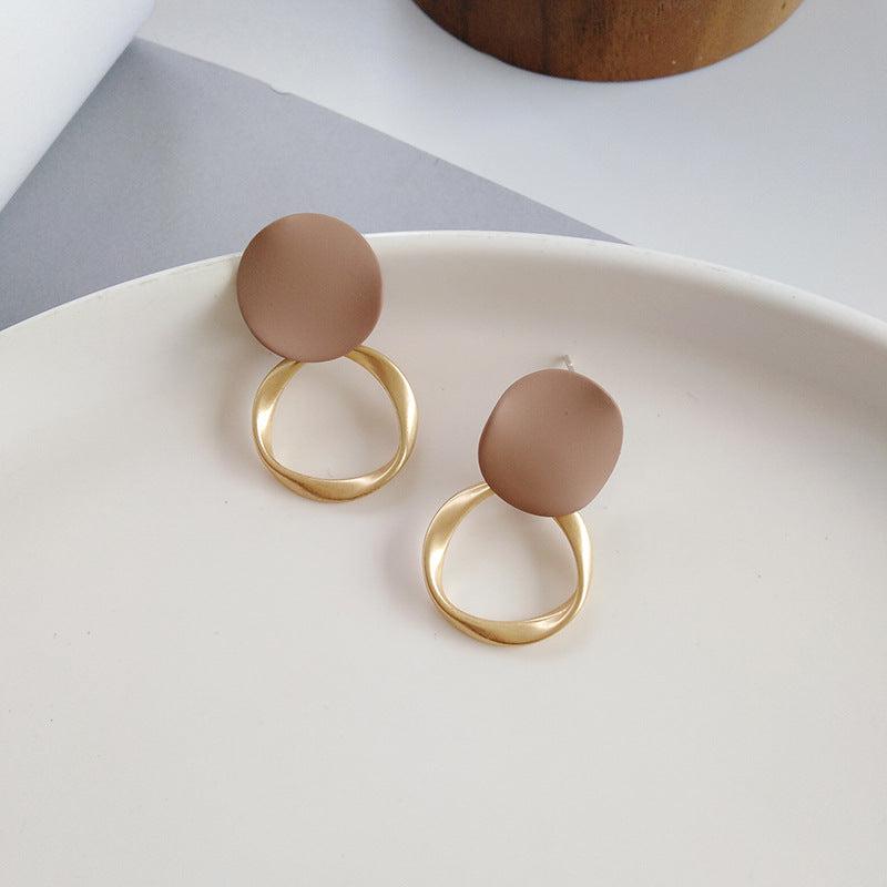 Braun Gold-Plated Earrings Jula Jewelry