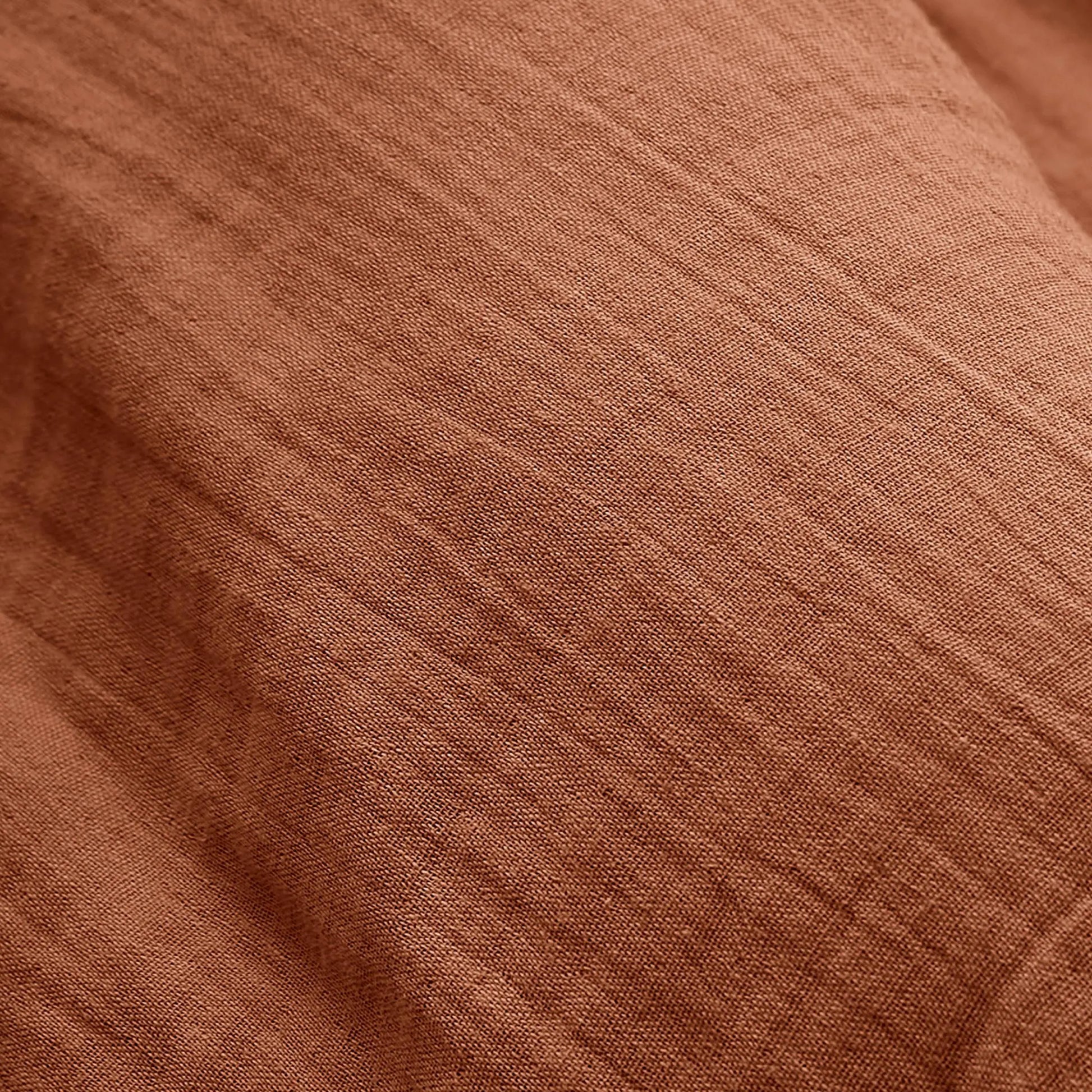 Muslin Pillowcase Soft Terracotta for Comfortable Sleep SleepingPillow