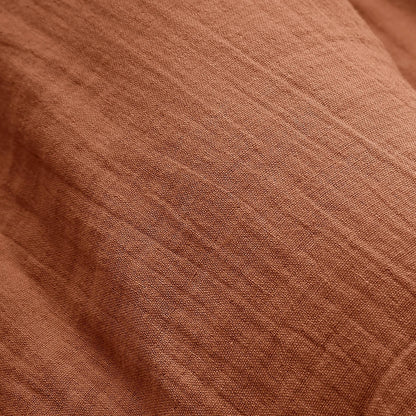 Muslin Pillowcase Soft Terracotta for Comfortable Sleep SleepingPillow
