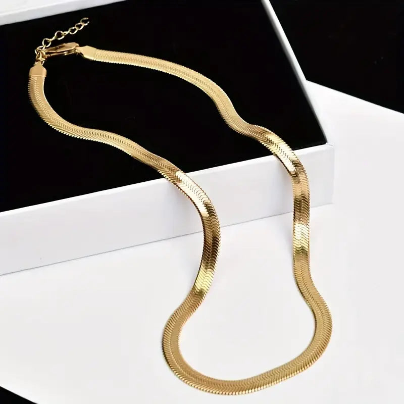 Stainless Steel 5mm Link Cuban Chain Necklace Jula Jewelry