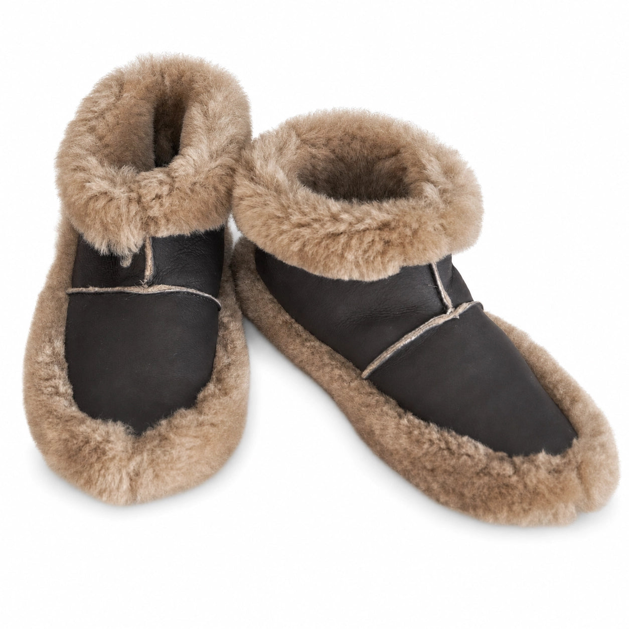 Warm Boot Slippers | Sheepskin Lined Indoor Boots SleepingPillow
