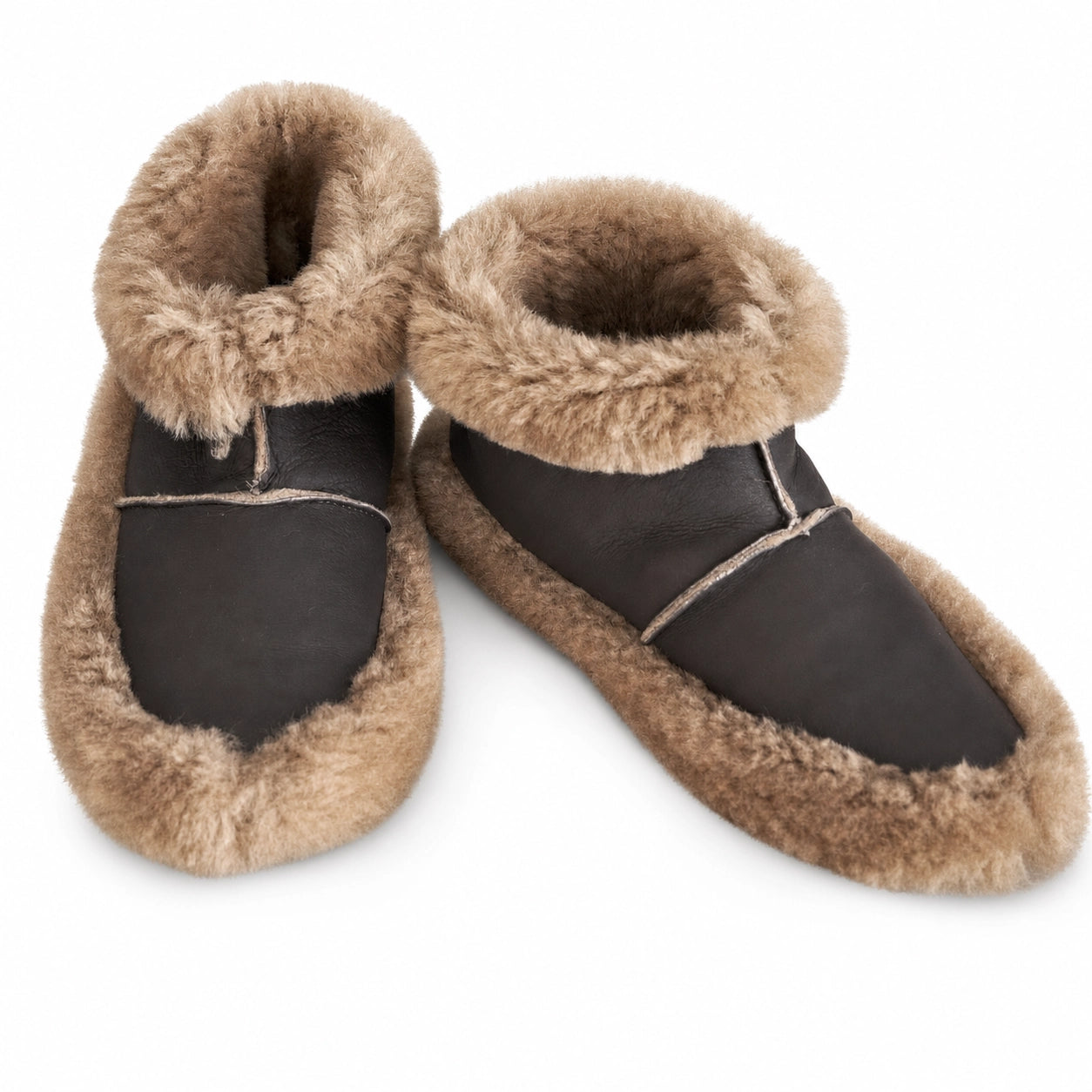 Warm Boot Slippers | Sheepskin Lined Indoor Boots SleepingPillow