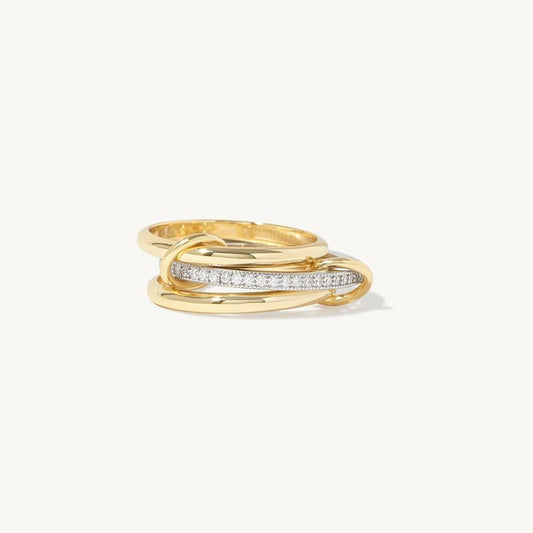 Golden Tranquility Spinner Ring Jula Jewelry