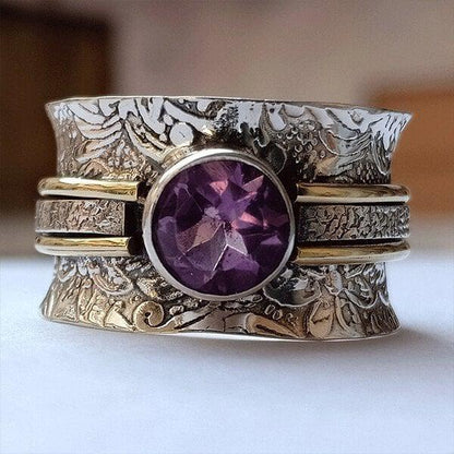 Bohemian Crystal Mindfulness Ring Jula Jewelry