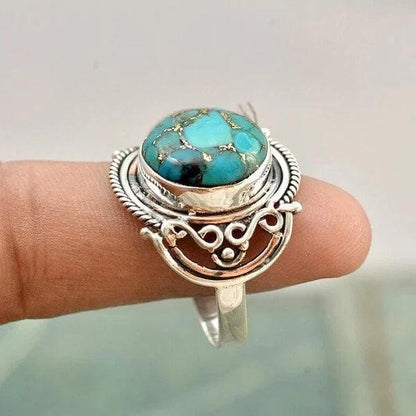 Bohemian Turquoise Ring Jula Jewelry