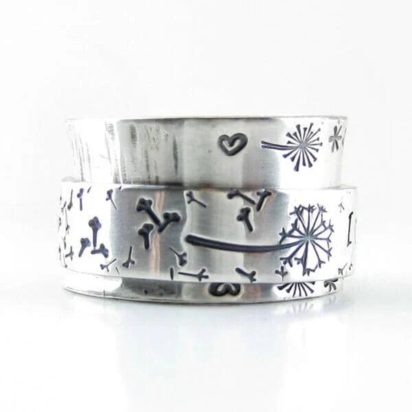 Meditation Dandelion Circle Jula Jewelry