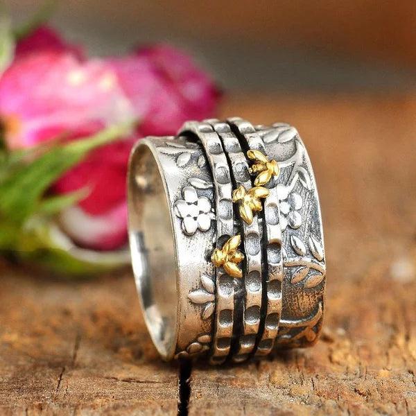 Petite Bee Blossom Ring. Jula Jewelry