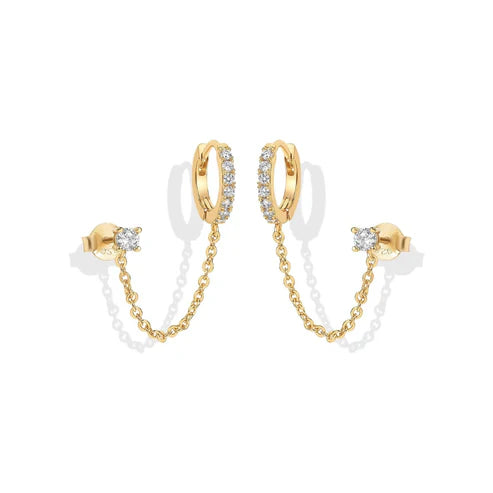 Adella Link Earrings Jula Jewelry