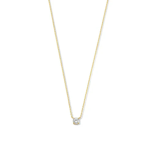Clea Moissanite Gemstone Necklace Jula Jewelry