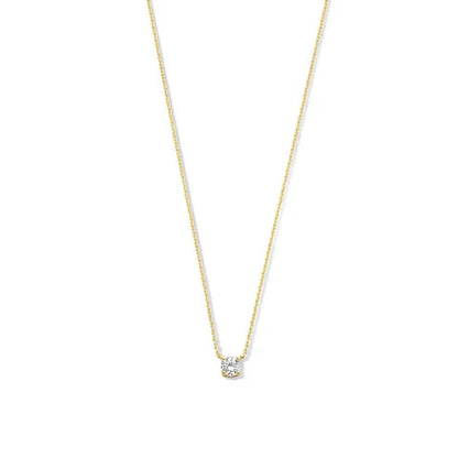Clea Moissanite Gemstone Necklace Jula Jewelry
