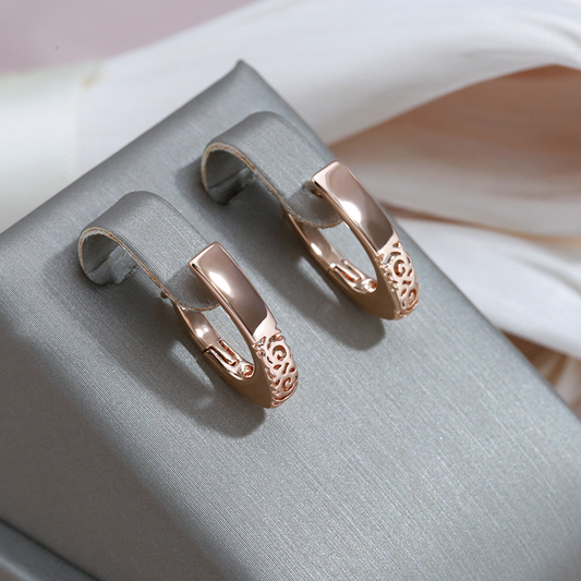 Elegant Gold Half-Hoop Earrings Jula Jewelry