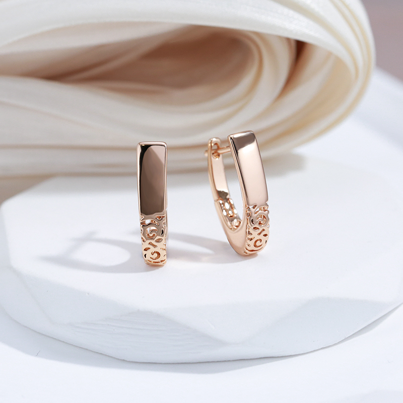 Elegant Gold Half-Hoop Earrings Jula Jewelry