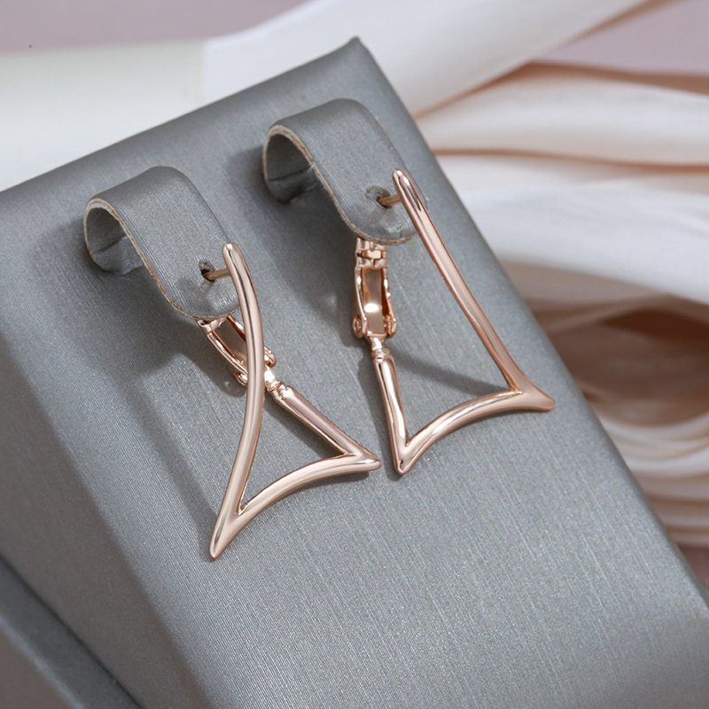 Gold-Plated Irregular-Shaped Earrings Jula Jewelry