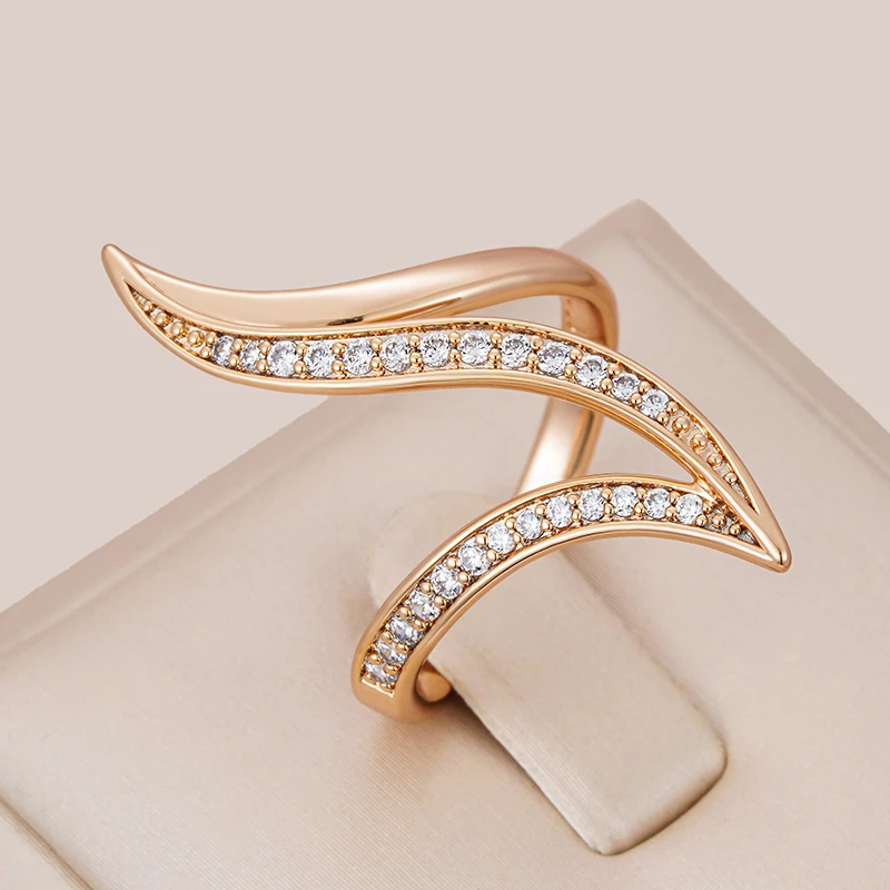 Gold Ring with Diamonds Jula Jewelry