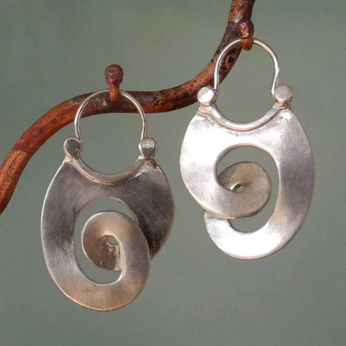 Antique Asymmetrical Earrings Jula Jewelry