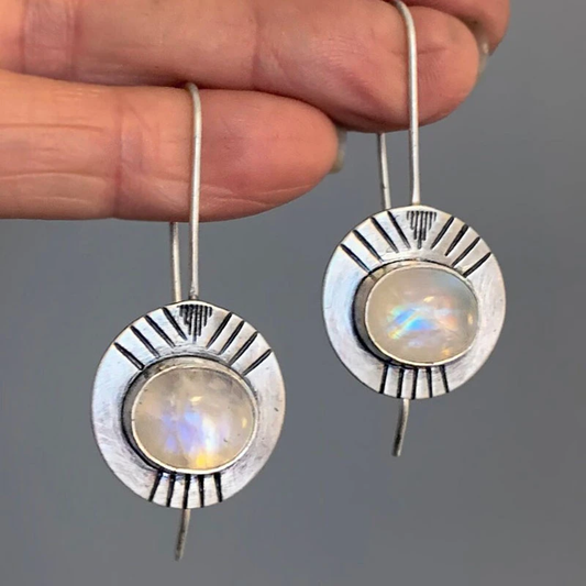 Bohemian Moonstone Earrings Jula Jewelry