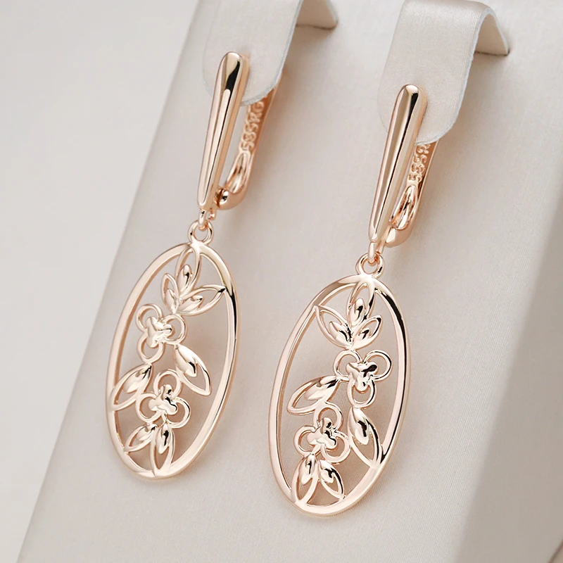 Elegant Gold Round Earrings Jula Jewelry