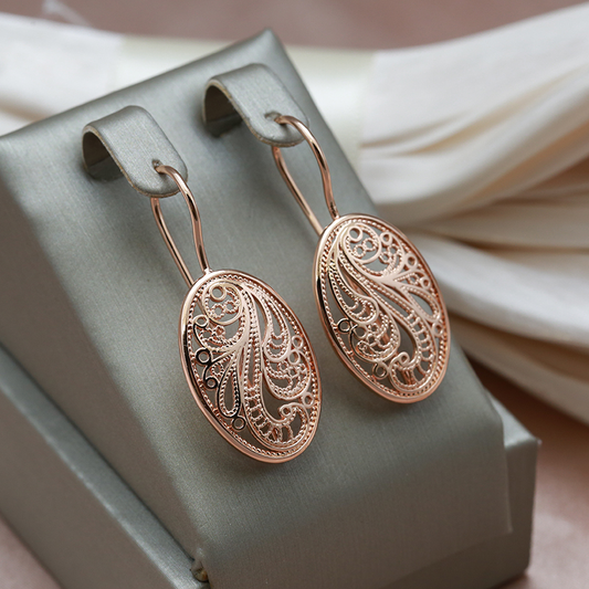 Elegant shiny gold earrings Jula Jewelry