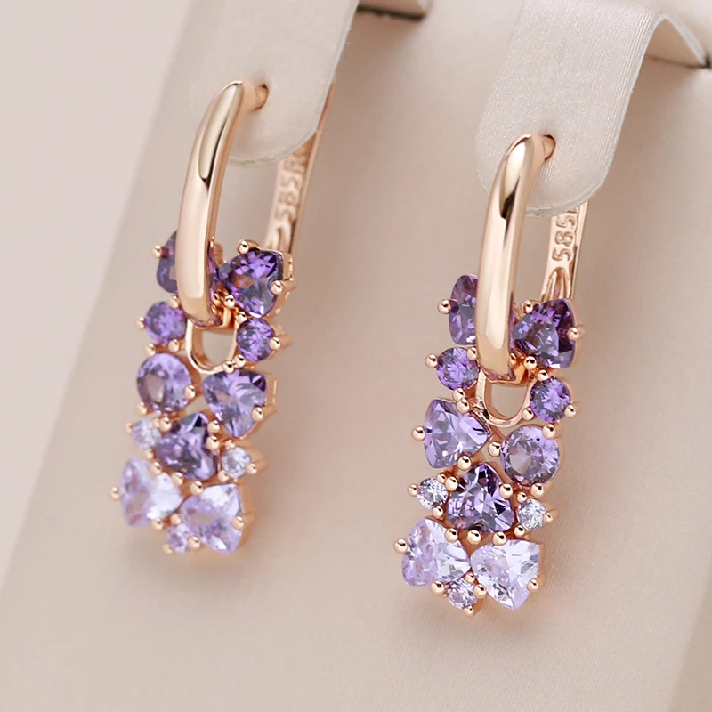 Mauve Graceful Earrings Jula Jewelry