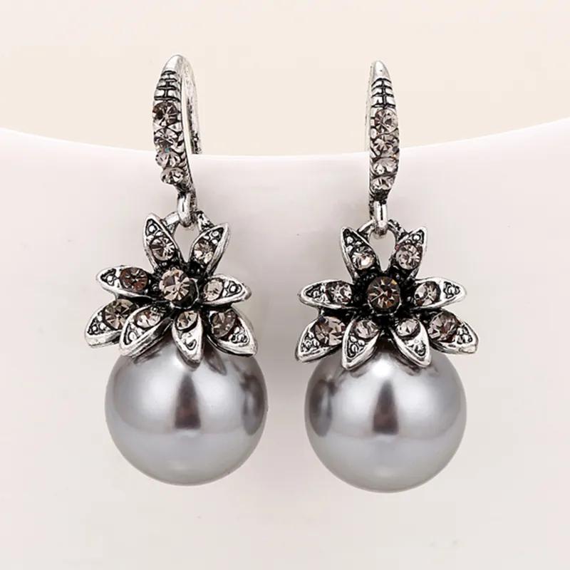 Vintage Silver Pearl Earring Jula Jewelry