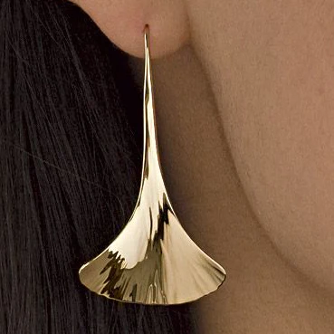 Vintage gold-plated drop earrings Jula Jewelry