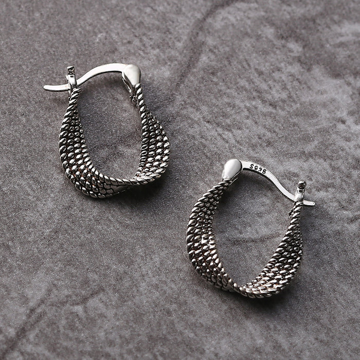 Vintage Irregular Silver Ear Jewelry Jula Jewelry