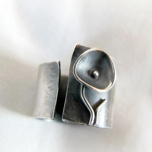 Vintage Band in Dark Silver Jula Jewelry