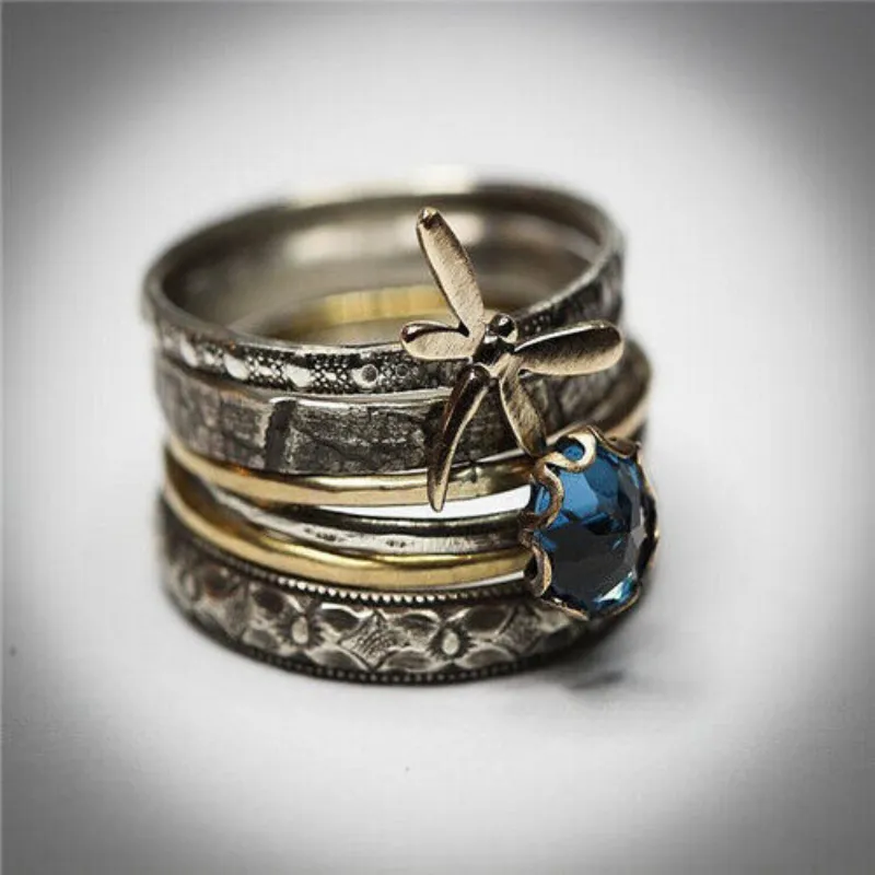 Vintage Dragonfly Ring Jula Jewelry