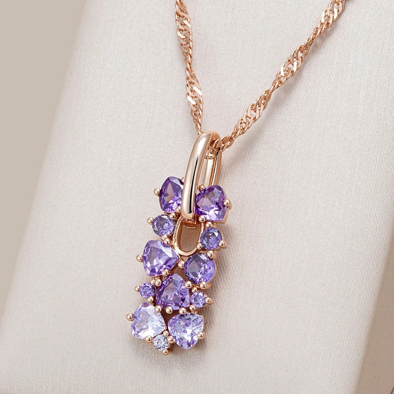 Elegant Violet Necklace Jula Jewelry