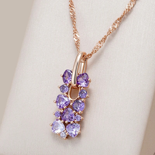 Elegant Violet Necklace Jula Jewelry