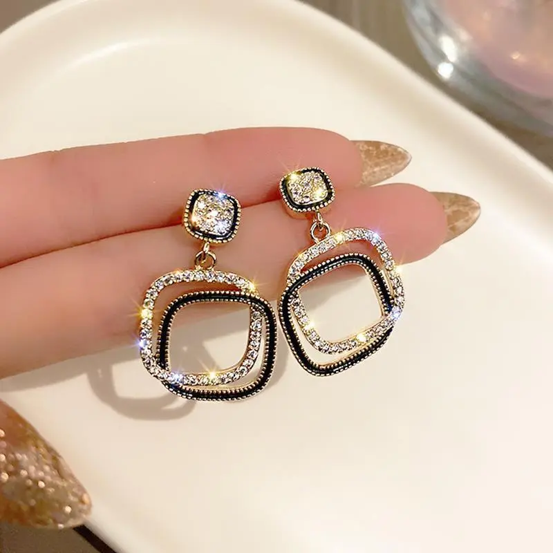 Elegant Radiant Square Earrings Jula Jewelry
