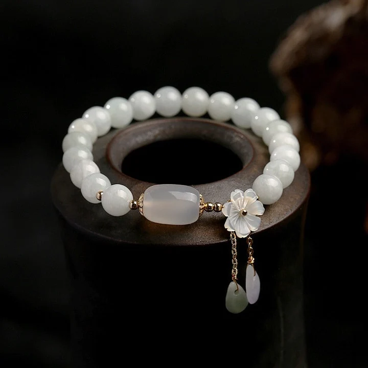 Aquamarine and Pearl Bracelet Jula Jewelry