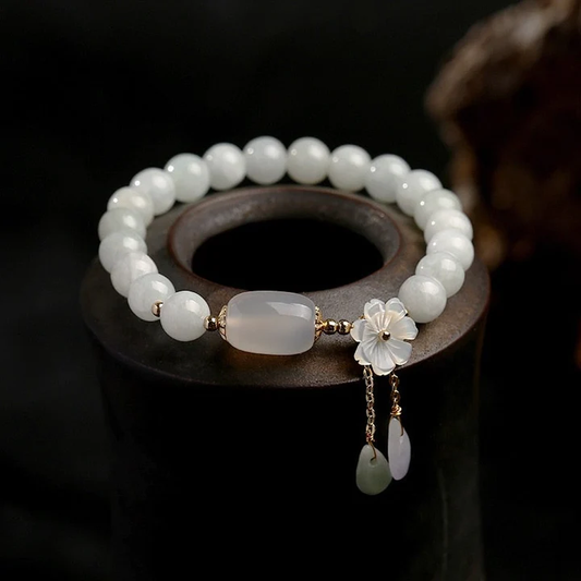 Aquamarine and Pearl Bracelet Jula Jewelry