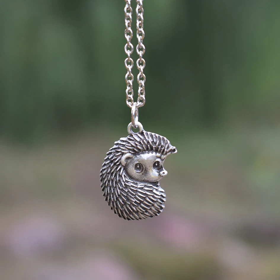 Vintage Porcupine Pendant Jula Jewelry