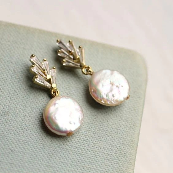 Elegant Baroque Pearl Drops Jula Jewelry
