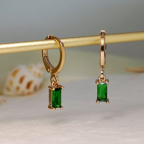 Green Lantern Ear Studs Jula Jewelry