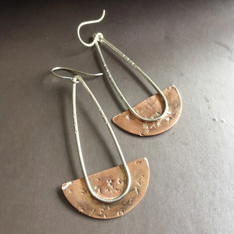 Vintage Desert Mechanical Ear Pendants Jula Jewelry
