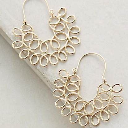 Vintage Gold Hollow Mandala Earrings Jula Jewelry