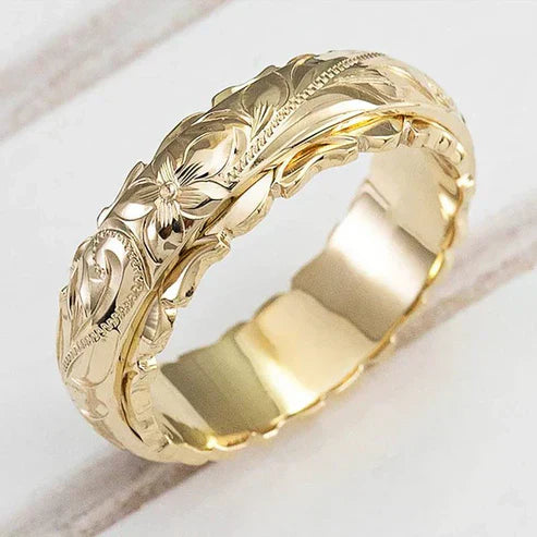 Antique Gold Blossom Ring Jula Jewelry