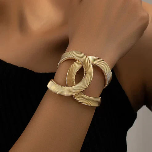 Elegant Dual Gold Bracelet Jula Jewelry