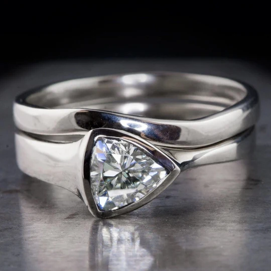 Vintage Zirconia Layered Silver Ring Jula Jewelry
